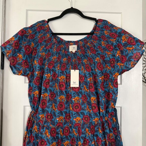 NWT PRINTFRESH Eyes On You Dress In Leaps & Bounds Monkey Print Sz 3X - Picture 7 of 11